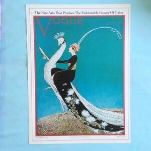 VINTAGE VOGUE PRINT The Fine Arts That Produce The Fashionable Beauty of Today